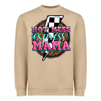 Mushroom hot mess express mama Heavyweight Sweatshirt - Zillion Design Studio