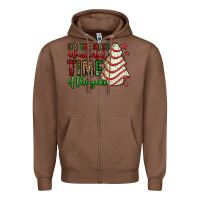 Chestnut it's the most wonderful time of the year christmas tree cake Zipper Hoodie - Jasminsmagicworld