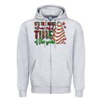 It's The Most Wonderful Time Of The Year Christmas Tree Cake Zipper Hoodie | Teevron