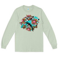 Matcha race sunflower patches Long Sleeve Tee - AdoDesignShop