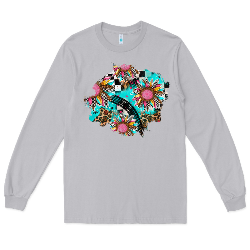 Race Sunflower Patches Long Sleeve Tee by AdoDesignShop | Teevron