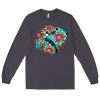 Smoke race sunflower patches Long Sleeve Tee - AdoDesignShop