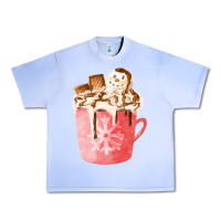Grape Ice hotcocoa with snowman  fa element Urban Heavy Tee - FaDigitalArtStudio