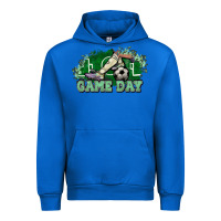 Cobalt Game day Soccer Urban Hoodie - NancyCooperArtShop