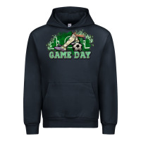 Navy Game day Soccer Urban Hoodie - NancyCooperArtShop