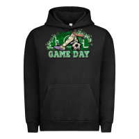 Pigment Black Game day Soccer Urban Hoodie - NancyCooperArtShop