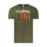 Vintage Olive western daisies mini Vintage Tee - HRA Design Shop