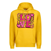 Lemon Love leopard frame Premium Hoodie - LillyAllenDesigns