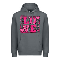 Rock Love leopard frame Premium Hoodie - LillyAllenDesigns
