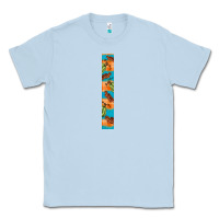 Dusty Blue fall pumkin Classic Tee - BundleAndBundleShop