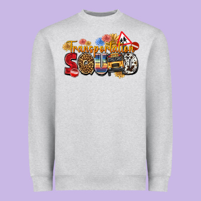 Transportation Squad Heavyweight Sweatshirt Designed By Texasbilliewilder