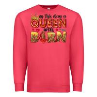 Cardinal on this day a queen was born Premium Sweatshirt - NancyCooperArtShop