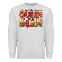 Dove Grey on this day a queen was born Premium Sweatshirt - NancyCooperArtShop