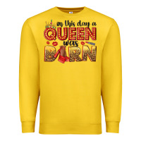 Lemon on this day a queen was born Premium Sweatshirt - NancyCooperArtShop