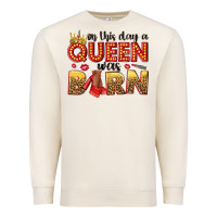 Sandshell on this day a queen was born Premium Sweatshirt - NancyCooperArtShop