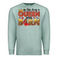 Seafoam on this day a queen was born Premium Sweatshirt - NancyCooperArtShop