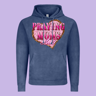 Praying Moms Club Vintage Hoodie Designed By Texasbilliewilder