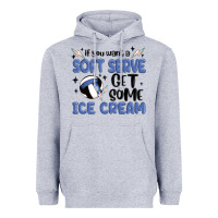 Heather Grey if you want a soft serve get some ice cream Heavyweight Hoodie - MaliasSmallBusiness