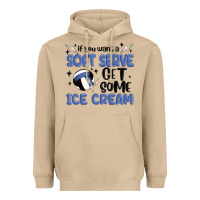 Mushroom if you want a soft serve get some ice cream Heavyweight Hoodie - MaliasSmallBusiness