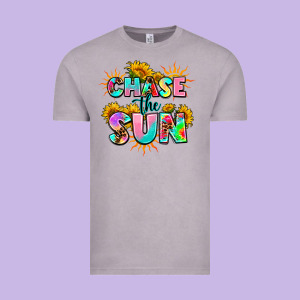 Chase The Sun Vintage Tee Designed By Adodesignshop