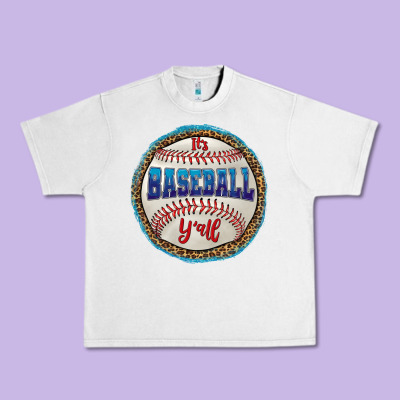 It's Baseball Y'all Urban Heavy Tee Designed By Hra Design Shop