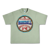 Oil Green it's baseball y'all Urban Heavy Tee - HRA Design Shop