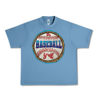Pebble Blue it's baseball y'all Urban Heavy Tee - HRA Design Shop