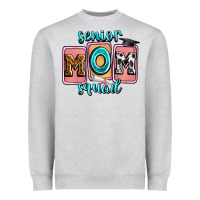 Heather Grey senior mom squad Heavyweight Sweatshirt - Zillion Design Studio