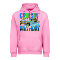 Fuchsia Pink cruisin' for my birthday Urban Hoodie - texasbilliewilder