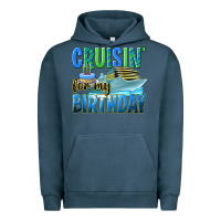 Pigment Midnight Navy cruisin' for my birthday Urban Hoodie - texasbilliewilder