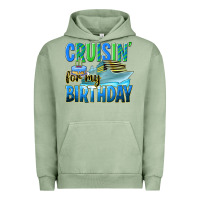 Pigment Oil Green cruisin' for my birthday Urban Hoodie - texasbilliewilder