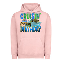 Pigment Salmon cruisin' for my birthday Urban Hoodie - texasbilliewilder