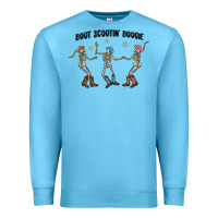 Ocean Blue boot scctin' boogie Premium Sweatshirt - MaliasSmallBusiness