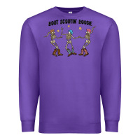 Purple boot scctin' boogie Premium Sweatshirt - MaliasSmallBusiness
