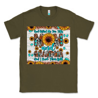 Army Green god gifted me two titles mom and grandma and i rock them both Classic Tee - JahusDesignShop