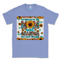 Colony Blue god gifted me two titles mom and grandma and i rock them both Classic Tee - JahusDesignShop