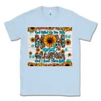 Dusty Blue god gifted me two titles mom and grandma and i rock them both Classic Tee - JahusDesignShop