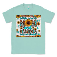 Seafoam god gifted me two titles mom and grandma and i rock them both Classic Tee - JahusDesignShop