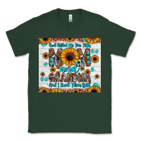 Sports Green god gifted me two titles mom and grandma and i rock them both Classic Tee - JahusDesignShop