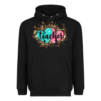 Black heart teacher Heavyweight Hoodie - MaliasSmallBusiness