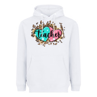 White heart teacher Heavyweight Hoodie - MaliasSmallBusiness