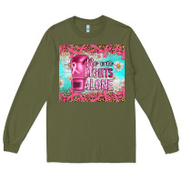 Army Green Breast cancer  no one fıghts alone tumbler Long Sleeve Tee - Artiststas