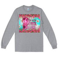 Heather Grey Breast cancer  no one fıghts alone tumbler Long Sleeve Tee - Artiststas