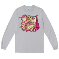 Moon Dust pink cancer ribbon and october calendar Long Sleeve Tee - AdoDesignShop