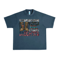 Midnight Navy I'm Not Just A Daddy's Little Girl Urban Heavy Tee - CowhideDigitalArt