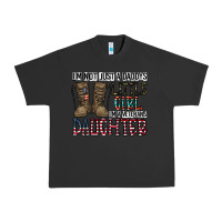 Pigment Black I'm Not Just A Daddy's Little Girl Urban Heavy Tee - CowhideDigitalArt