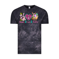 Cloud Black Peace Love Easter Vintage Tee - Neo Western
