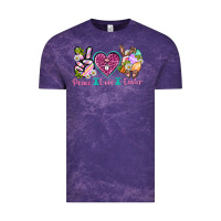 Cloud Purple Peace Love Easter Vintage Tee - Neo Western