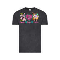 Vintage Black Peace Love Easter Vintage Tee - Neo Western