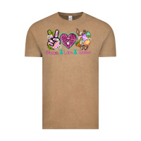 Vintage Coffee Peace Love Easter Vintage Tee - Neo Western